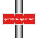 Sprinkleranlagenzufuhr