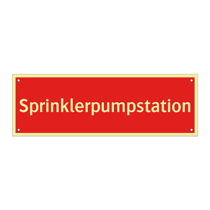 Sprinklerpumpstation