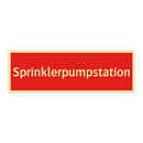 Sprinklerpumpstation