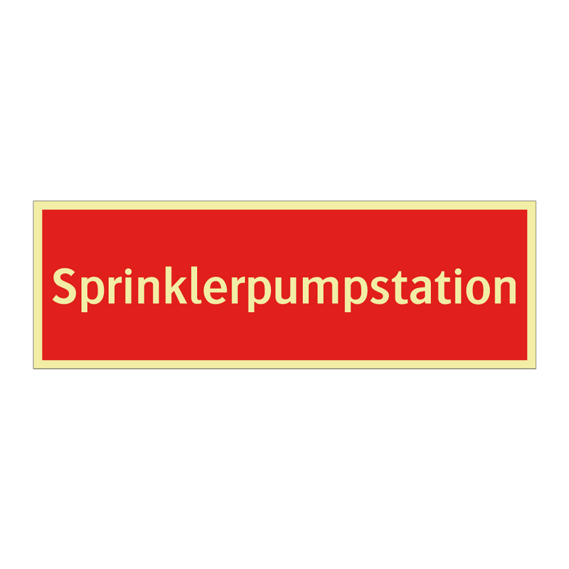 Sprinklerpumpstation