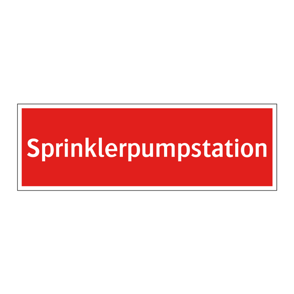 Sprinklerpumpstation