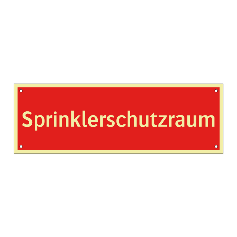 Sprinklerschutzraum