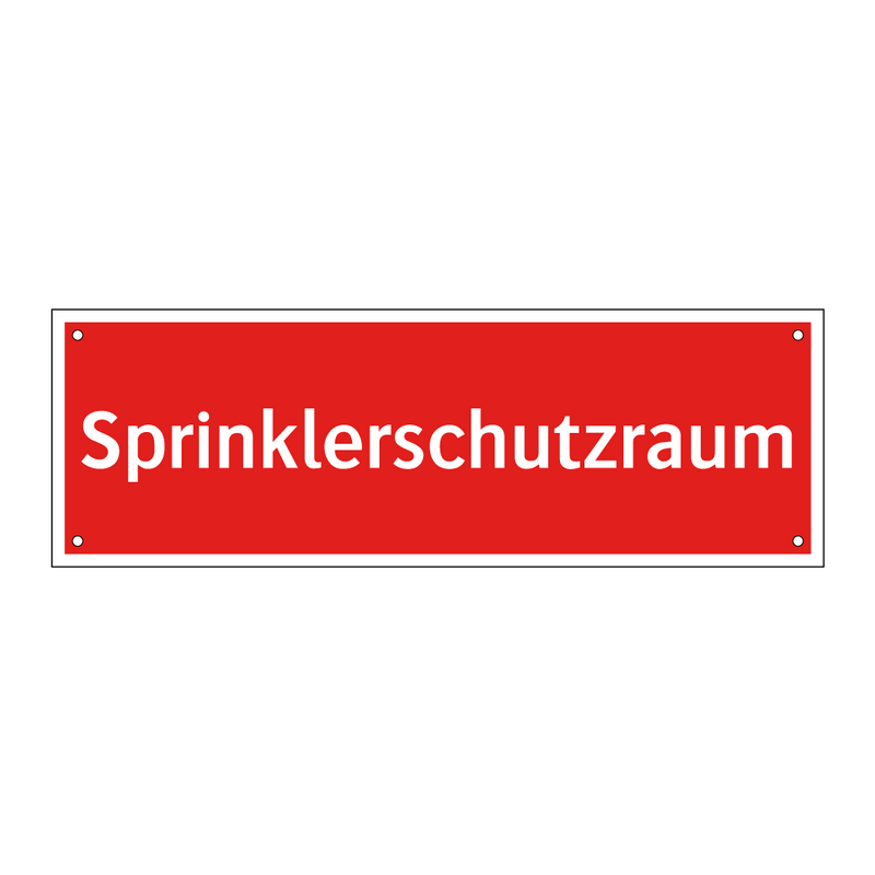 Sprinklerschutzraum