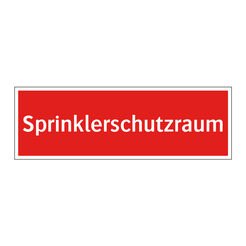 Sprinklerschutzraum