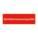 Sprinklersteuerungstafel