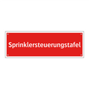 Sprinklersteuerungstafel