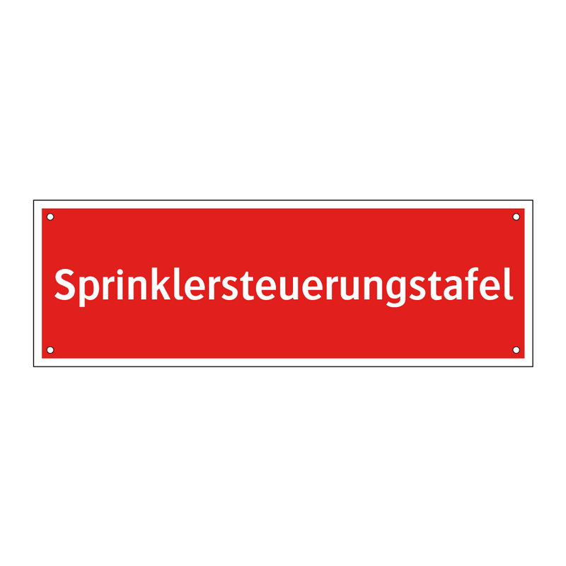 Sprinklersteuerungstafel