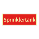 Sprinklertank