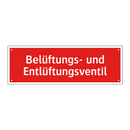 Belüftungs- und Entlüftungsventil