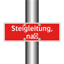 Steigleitung, naß