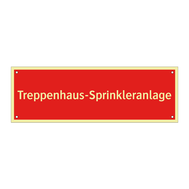 Treppenhaus-Sprinkleranlage