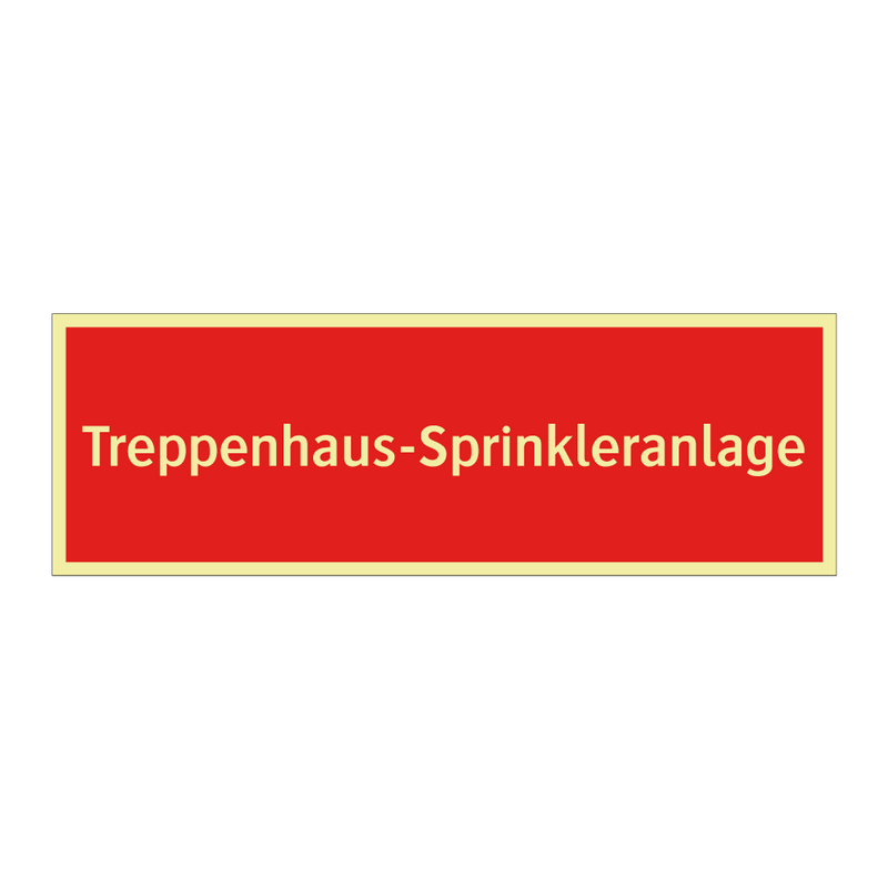 Treppenhaus-Sprinkleranlage