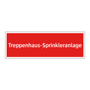 Treppenhaus-Sprinkleranlage