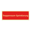 Treppenraum-Sprinklerung