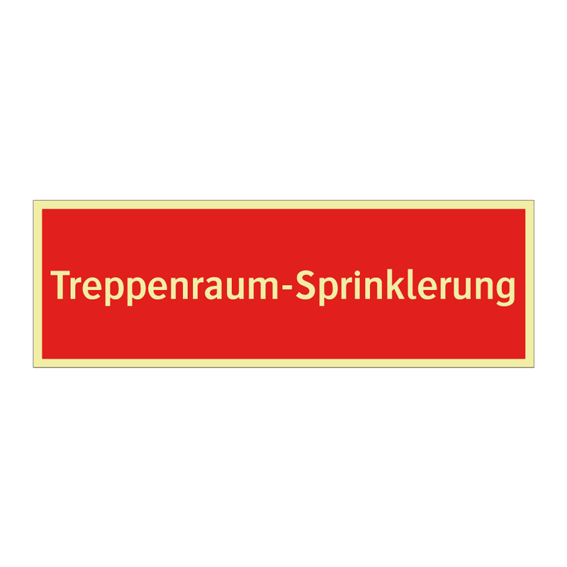 Treppenraum-Sprinklerung