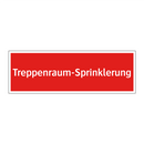 Treppenraum-Sprinklerung