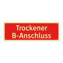 Trockener B-Anschluss