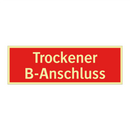 Trockener B-Anschluss