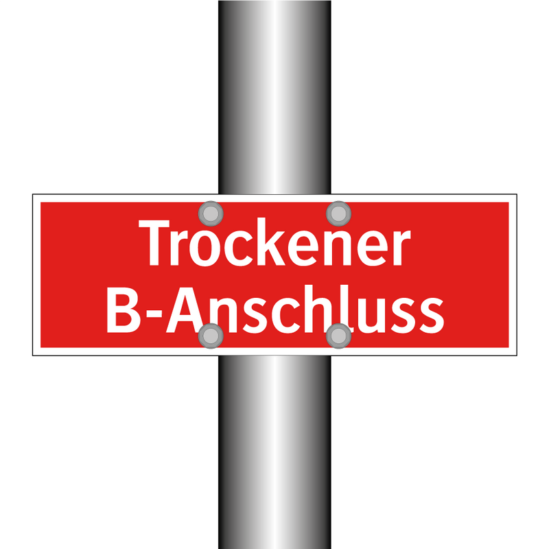 Trockener B-Anschluss