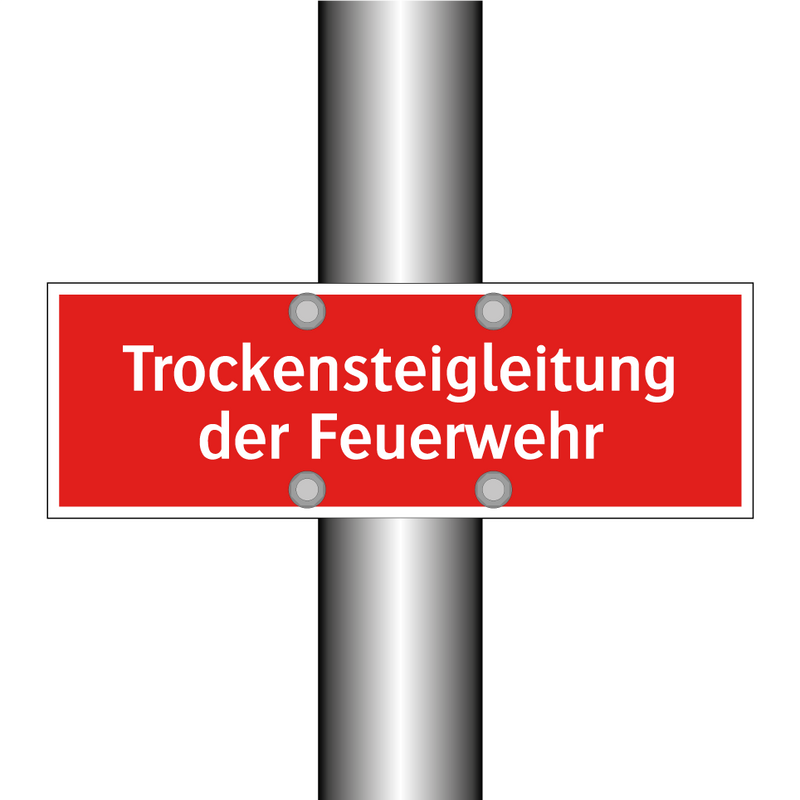 Trockensteigleitung der Feuerwehr