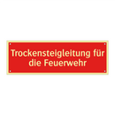 Trockensteigleitung für die Feuerwehr