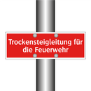 Trockensteigleitung für die Feuerwehr
