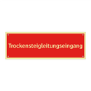 Trockensteigleitungseingang
