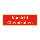 Vorsicht Chemikalien