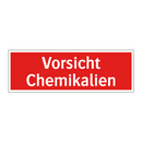 Vorsicht Chemikalien