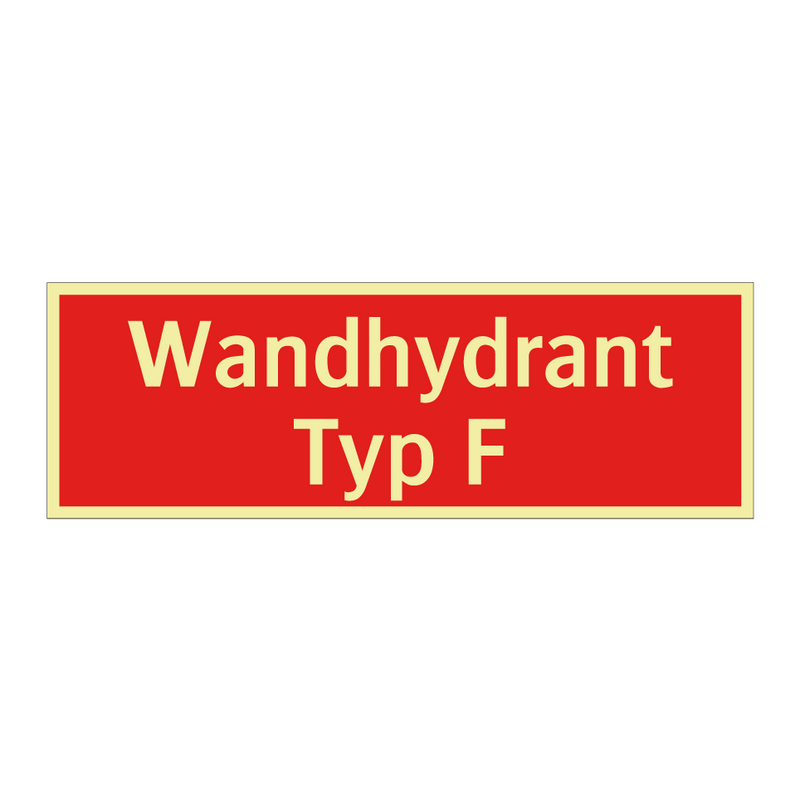 Wandhydrant Typ F