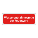 Wasserentnahmestelle der Feuerwehr