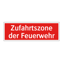 Zufahrtszone der Feuerwehr