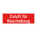 Zuluft für Rauchabzug