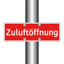 Zuluftöffnung