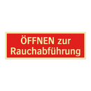 ÖFFNEN zur Rauchabführung