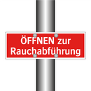 ÖFFNEN zur Rauchabführung