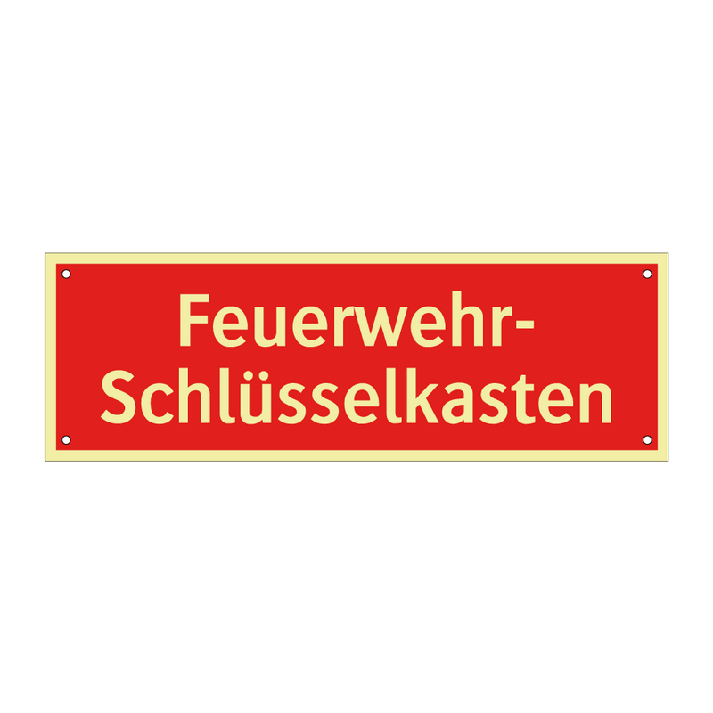 Feuerwehr- Schlüsselkasten