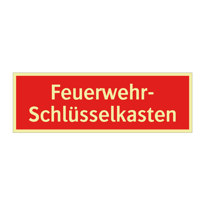 Feuerwehr- Schlüsselkasten