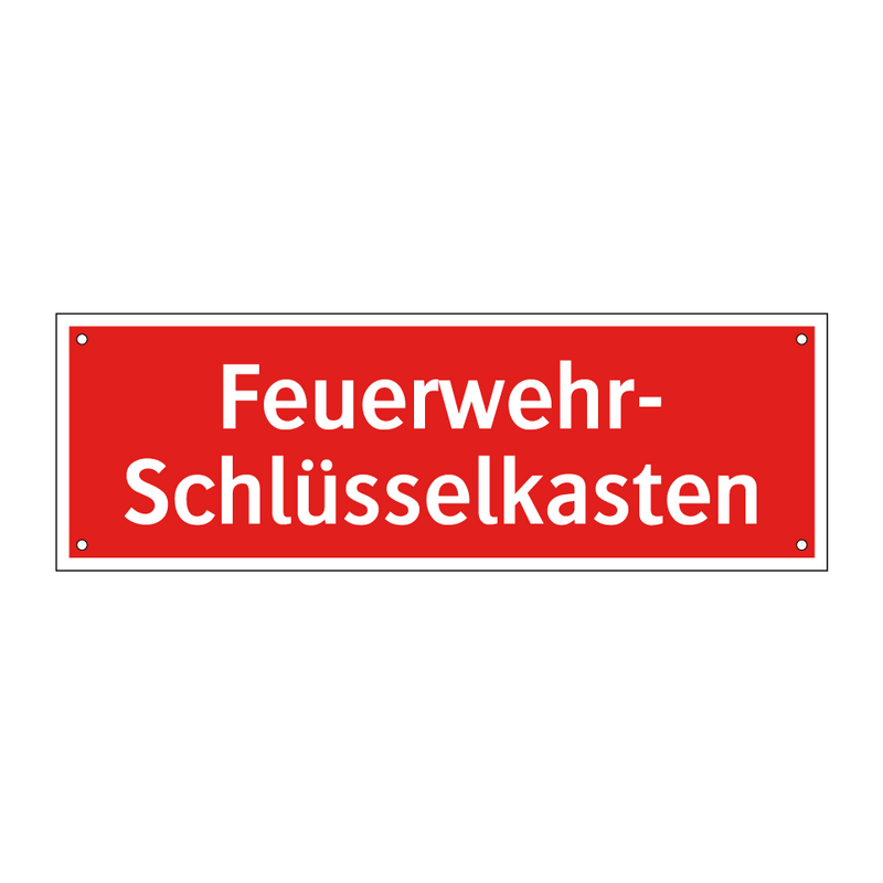 Feuerwehr- Schlüsselkasten