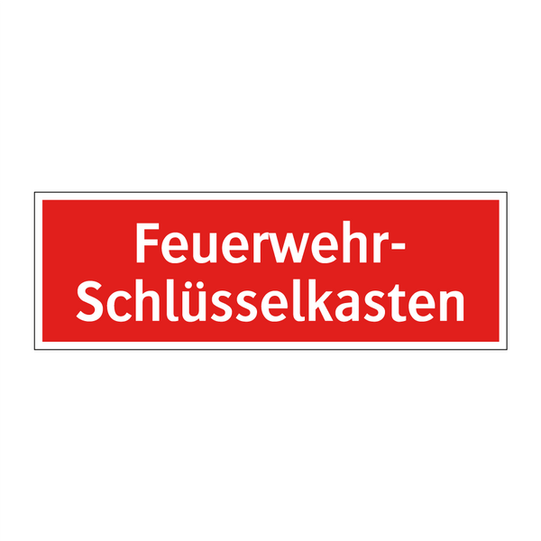 Feuerwehr- Schlüsselkasten