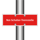 Not-Schalter-Trennstelle