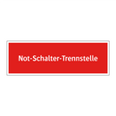 Not-Schalter-Trennstelle