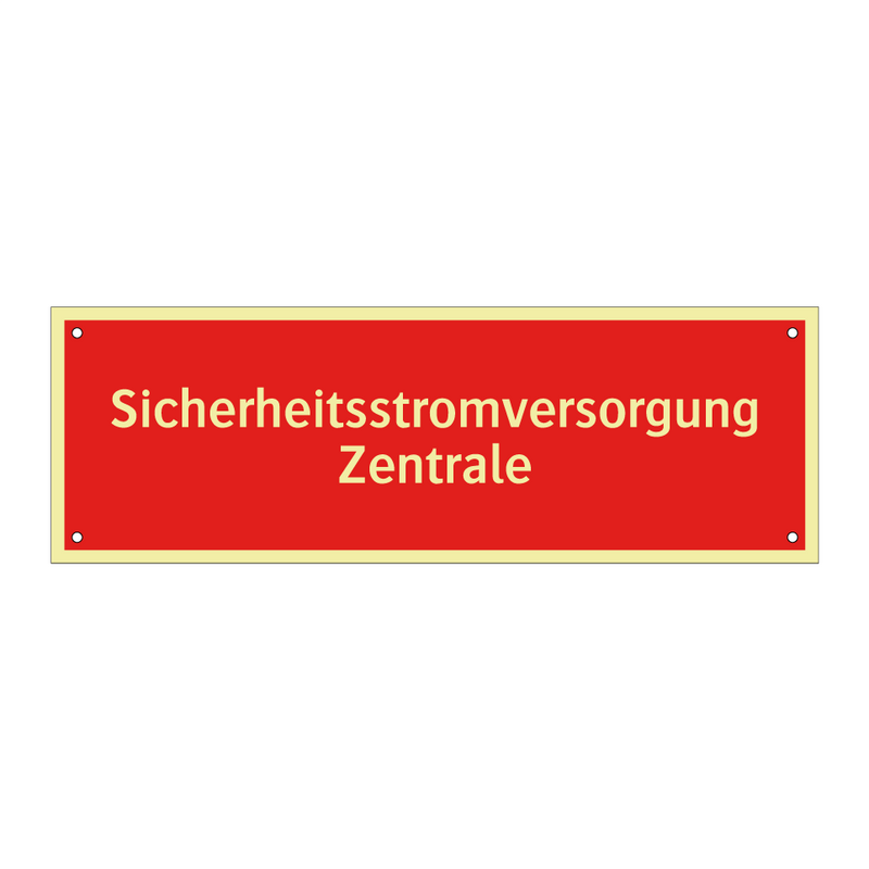 Sicherheitsstromversorgung Zentrale