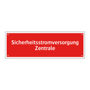 Sicherheitsstromversorgung Zentrale