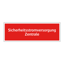 Sicherheitsstromversorgung Zentrale