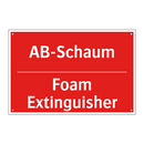 AB-Schaum - Foam Extinguisher