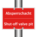 Absperrschacht - Shut-off valve pit