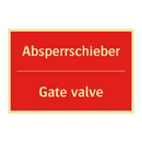 Absperrschieber - Gate valve
