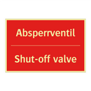 Absperrventil - Shut-off valve