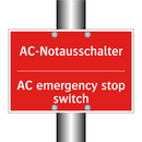 AC-Notausschalter - AC emergency stop switch